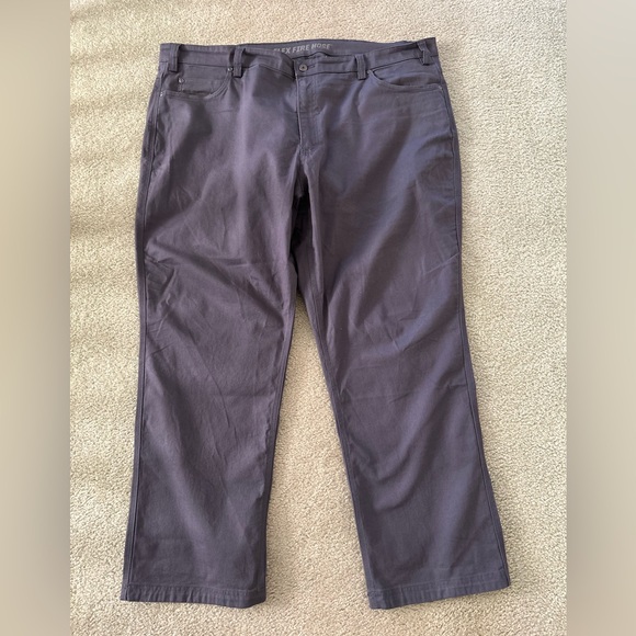 Duluth Trading Co. Flex Fire Hose Relaxed Fit Pants Size 46x30 Grey Workwear - Picture 5 of 8